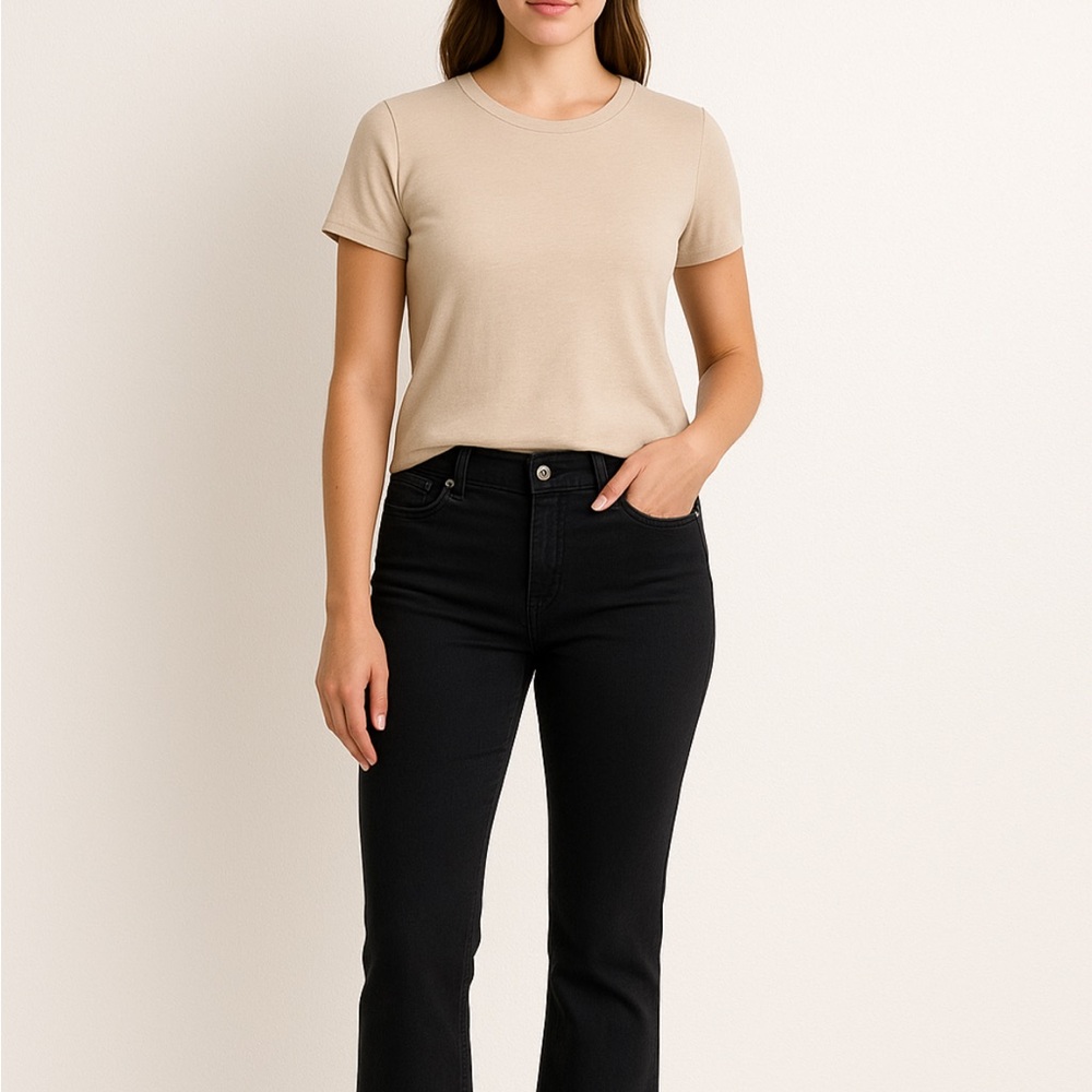STS Blue Pants 31 Mandy Bootcut Mid Rise Classic Black Stretch NWT Y2K Revival